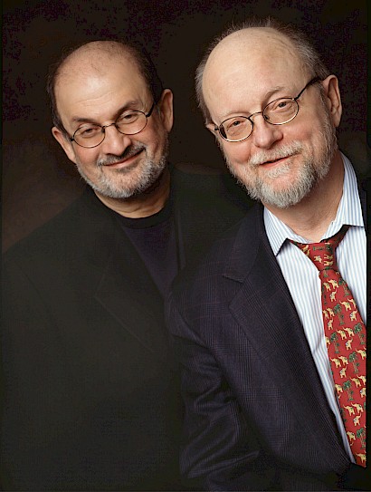 Charles Wuorinen with Salman Rushdie
photo credit: Susan Johann